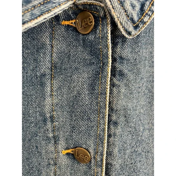 Lee Womens Denim Chore Jacket Quilted Lining - Picture 2 of 8